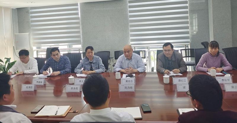 学校领导率车辆工程学院到南宁中车及广西产研院时空所调研交流
