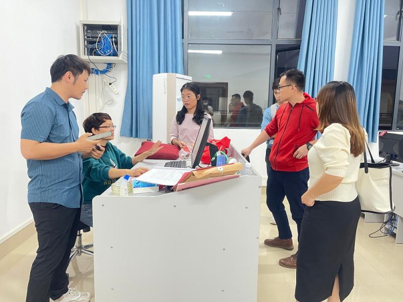 我校三校区普通话测试顺利开展
