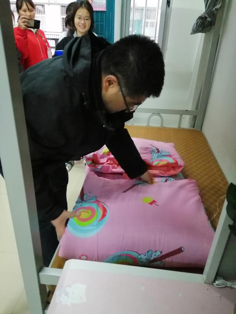 幼师教育学院2021年宿舍内务整理比拼大赛