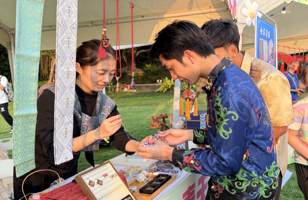 International students attended the 2025 China-ASEAN Youth Spring Party