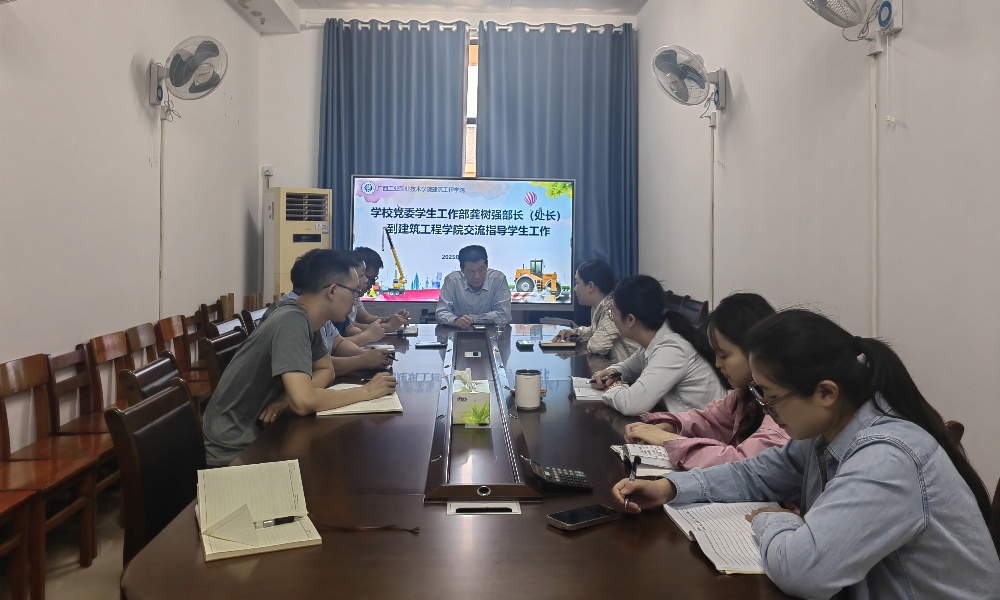 学生工作处到建筑工程学院指导工作—小图