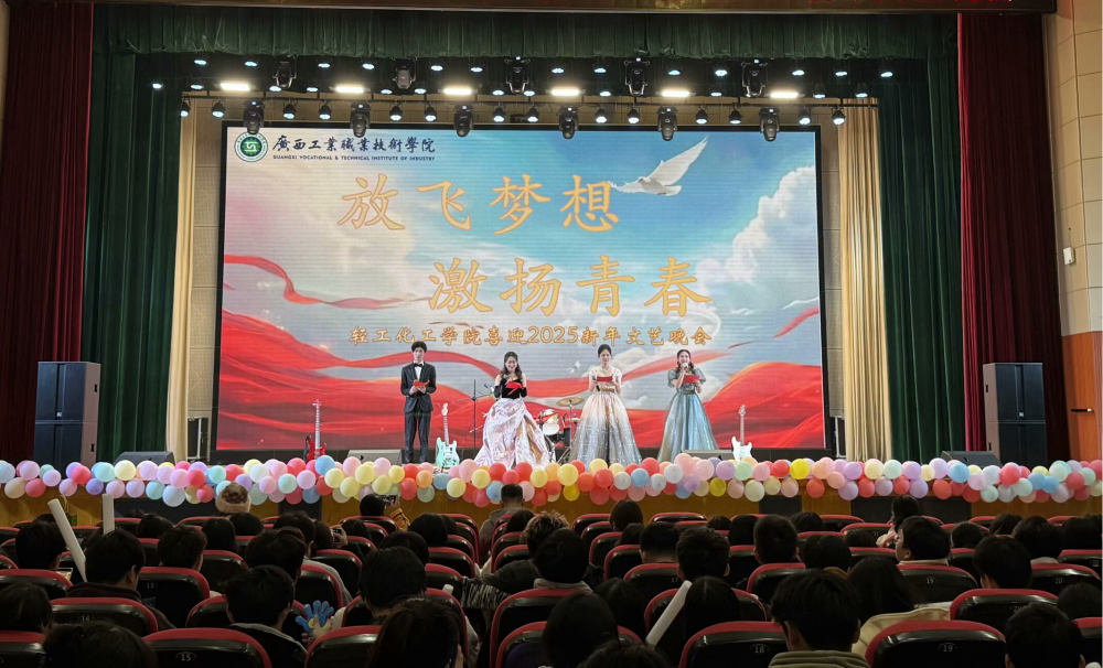 轻工化工学院举办“放飞梦想 激扬青春 ”喜迎2025新年文艺晚会