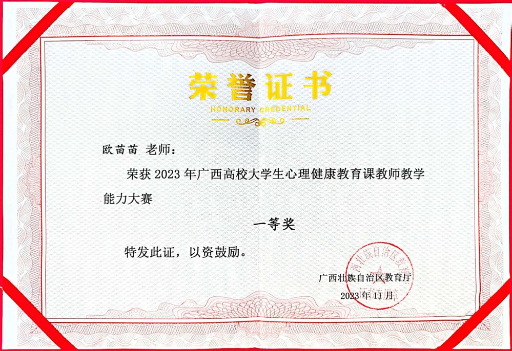 学工老师参加比赛获奖