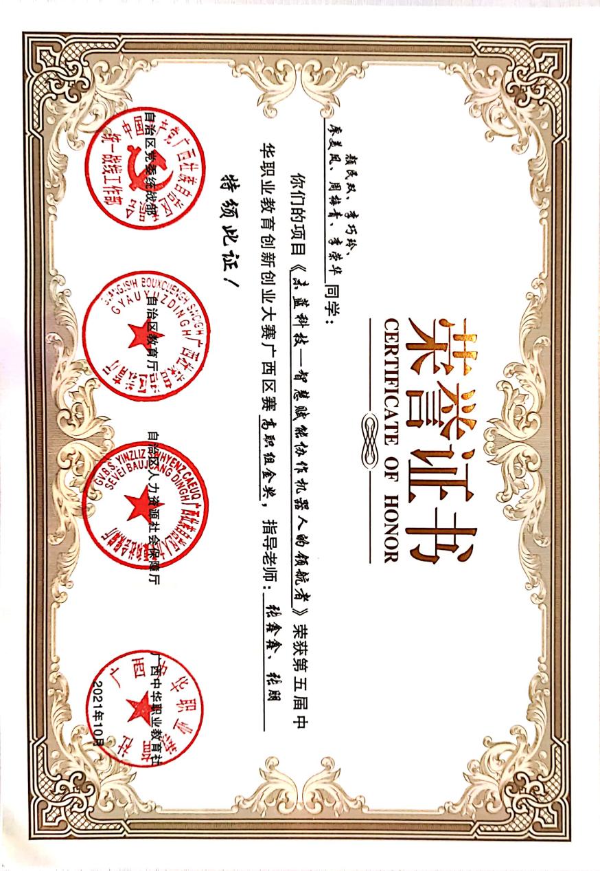 中华杯金奖